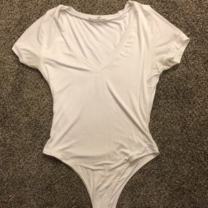 White t shirt bodysuit